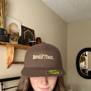 Buffalo Trace Distillery New Brown 210 Fitted Cap Hat 7 1/4 - 7 5/8 — OS